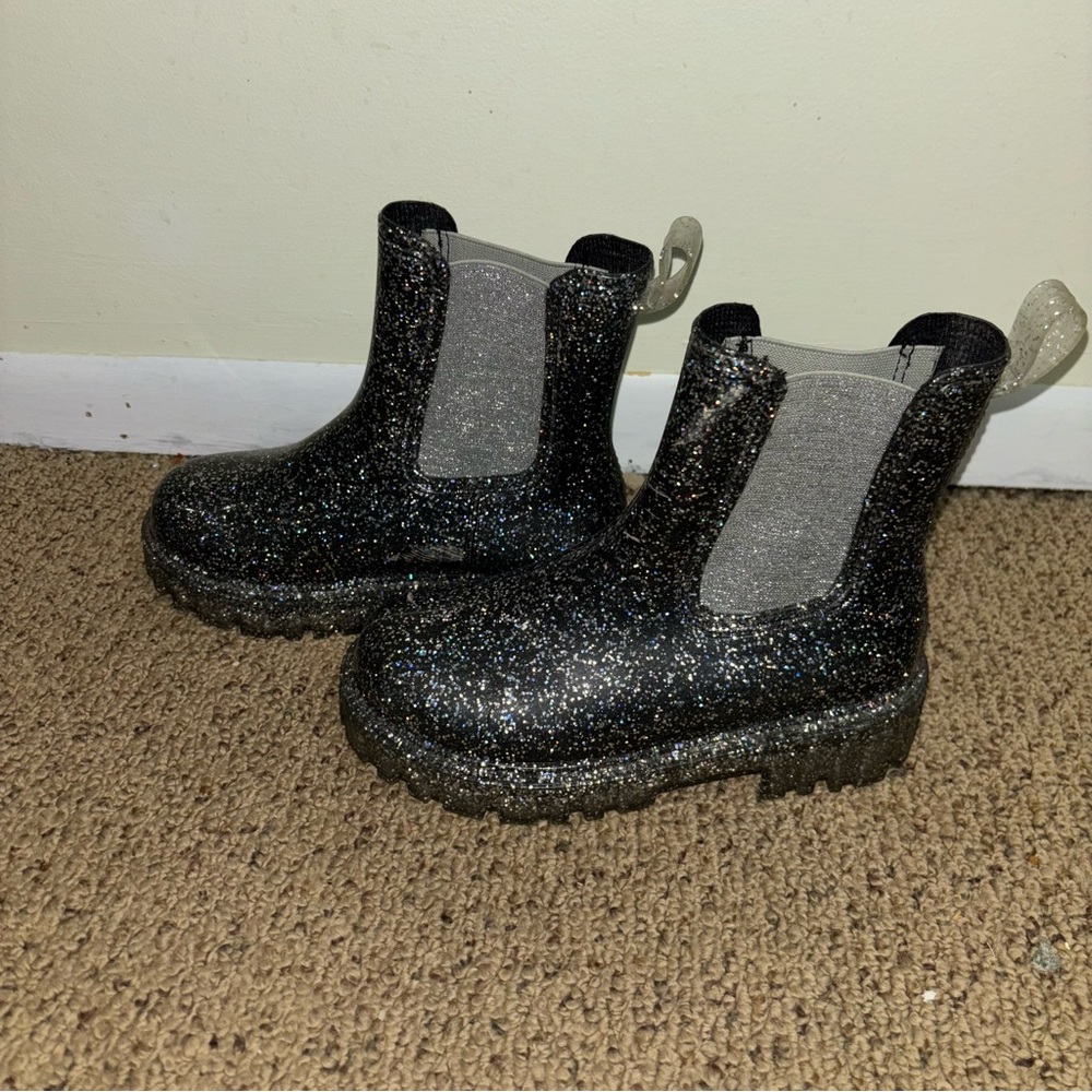 Sparkly Black Womens Boots